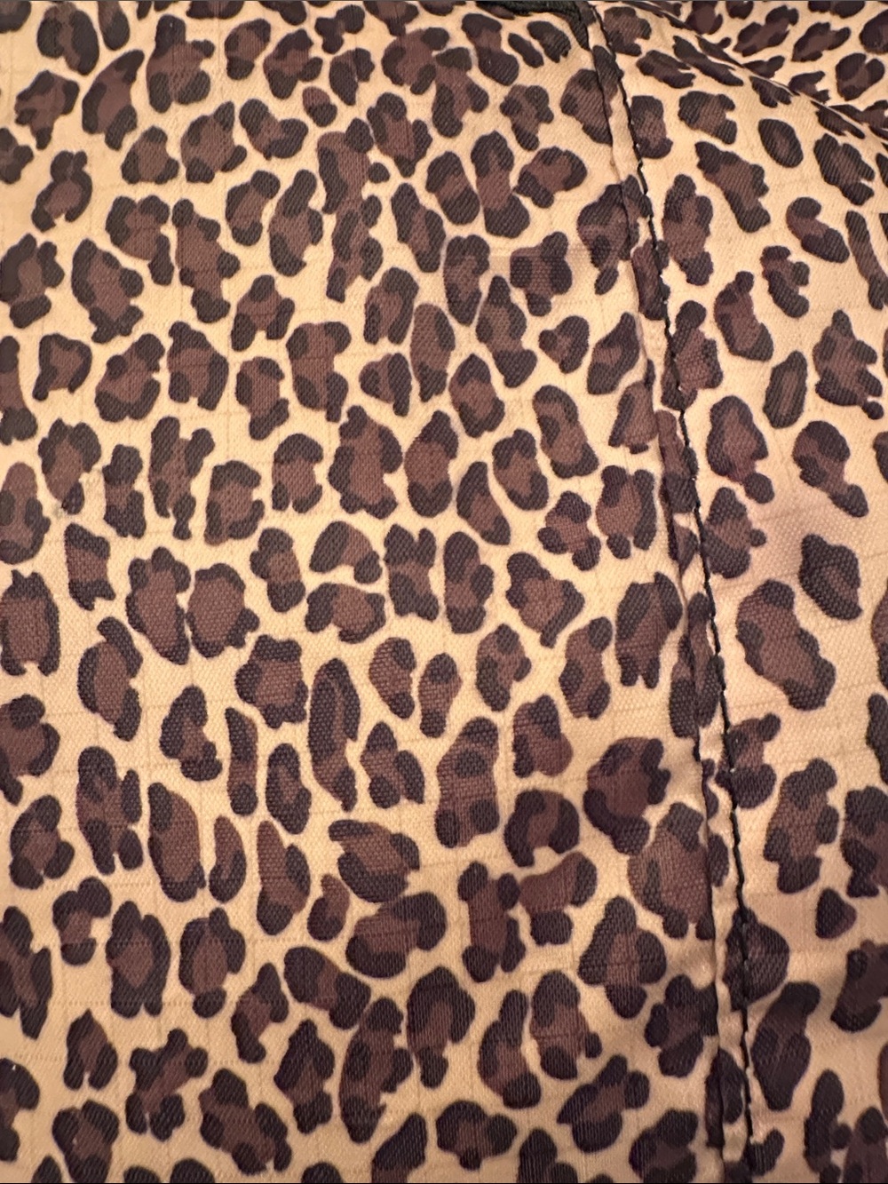 LE SPORTSAC VINTAGE Y2K CHEETAH PRINT XL TOTE NYLON WASHABLE W/ ZIP POCKET - Picture 7 of 7